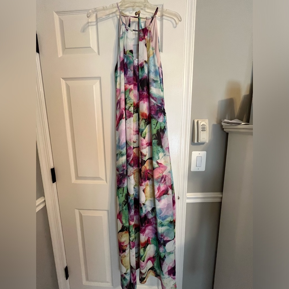 Colorful Floral Maxi Dress